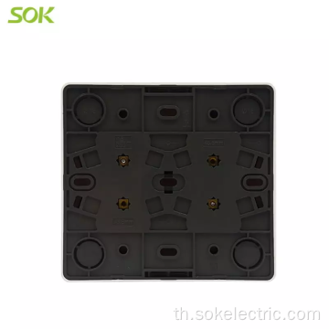 2Round Pin ไม่มี Shutter Surface Mounted 16A socket